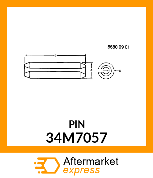 PIN, SPRING 34M7057