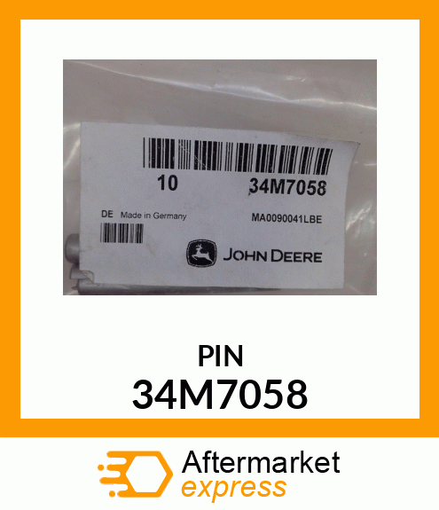 PIN, SPRING 34M7058