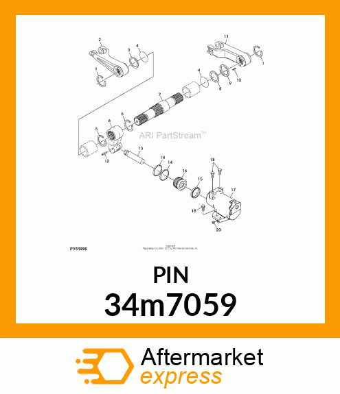 PIN, SPRING 34m7059