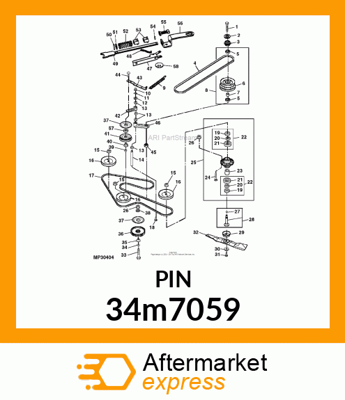 PIN, SPRING 34m7059