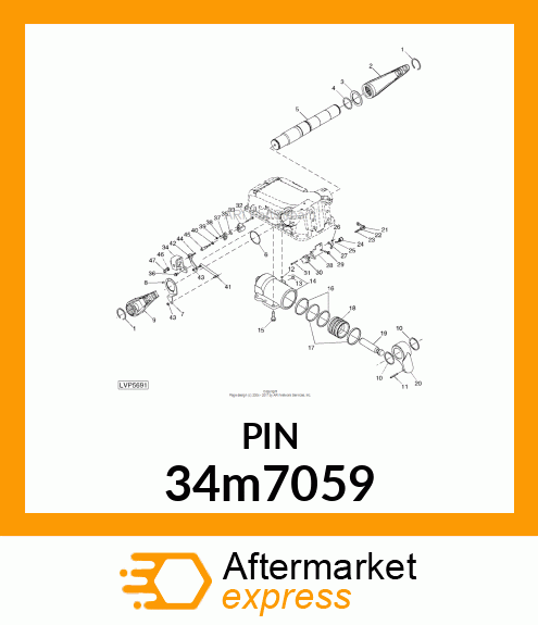 PIN, SPRING 34m7059