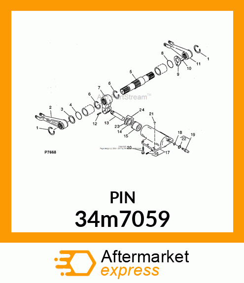 PIN, SPRING 34m7059