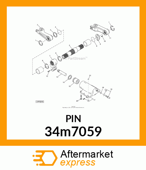 PIN, SPRING 34m7059