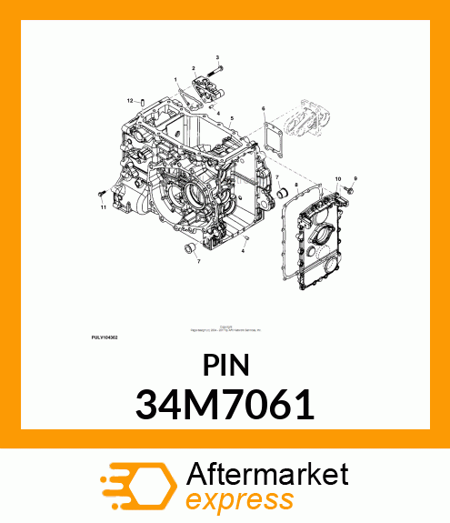 PIN, SPRING 34M7061