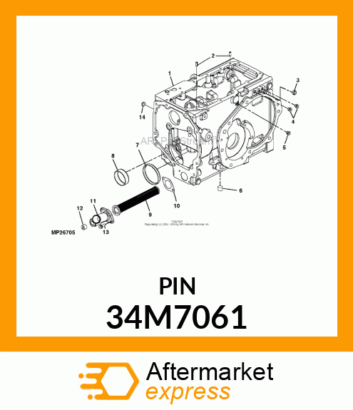 PIN, SPRING 34M7061