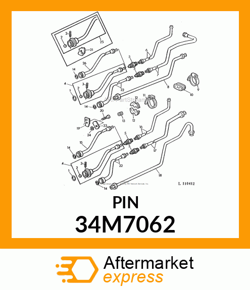 PIN, SPRING 34M7062