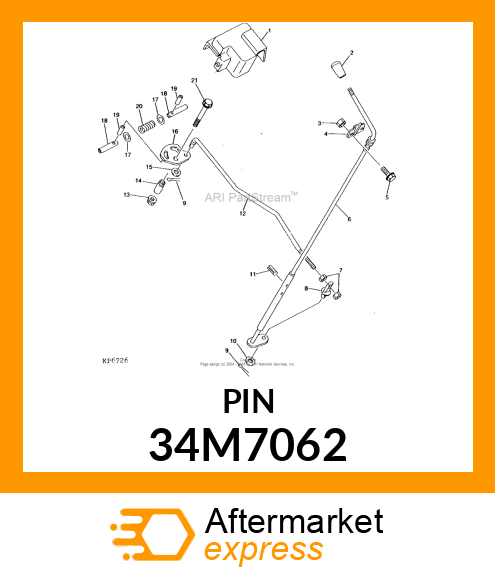 PIN, SPRING 34M7062