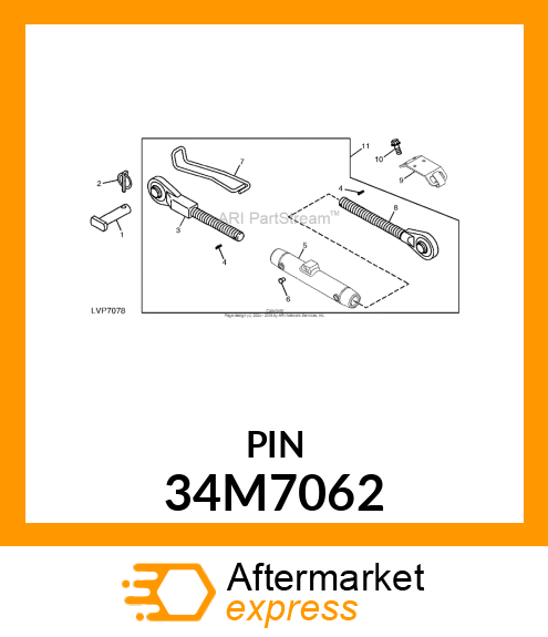 PIN, SPRING 34M7062