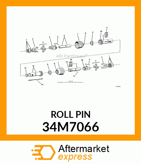 PIN, SPRING 34M7066