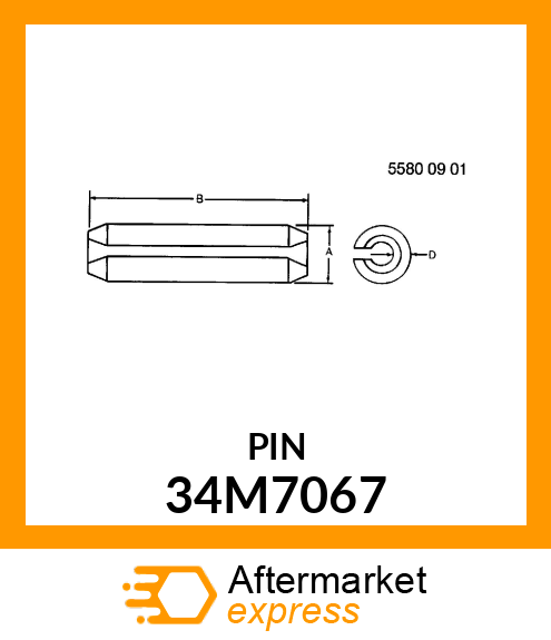 PIN, SPRING 34M7067