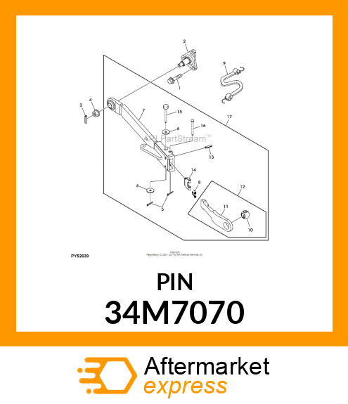 PIN, SPRING 34M7070