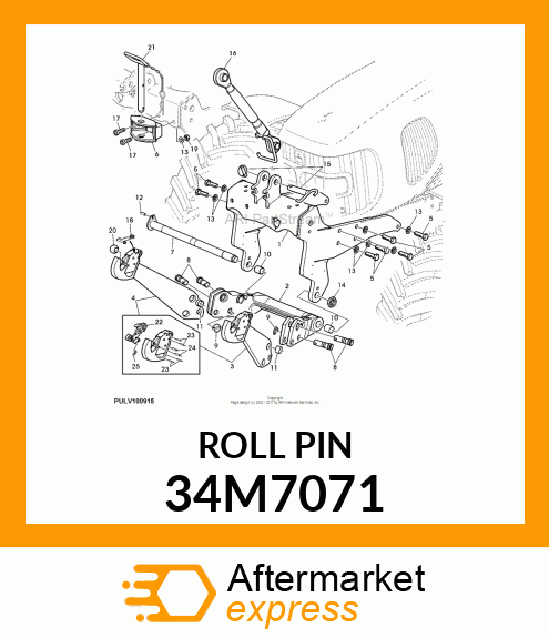 PIN, SPRING 34M7071