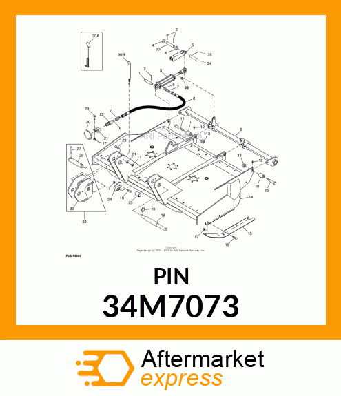 PIN, SPRING 34M7073