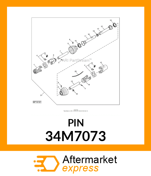 PIN, SPRING 34M7073