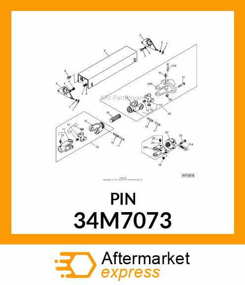 PIN, SPRING 34M7073