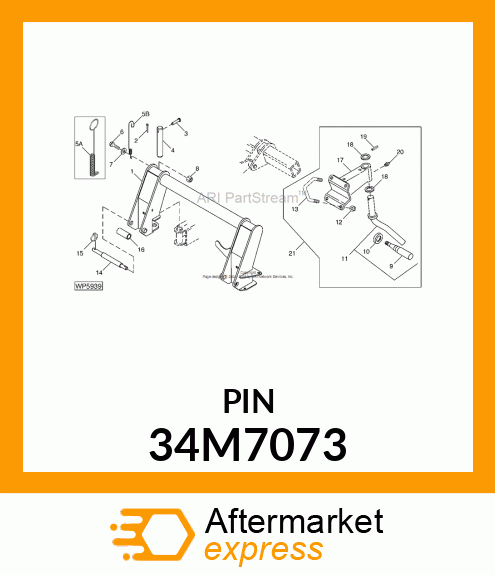 PIN, SPRING 34M7073