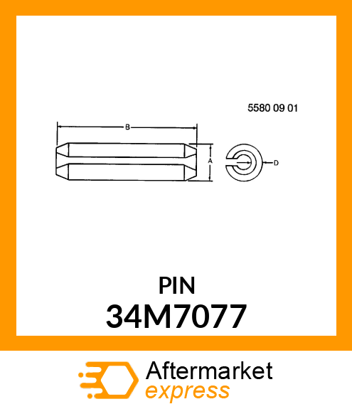 PIN, SPRING 34M7077