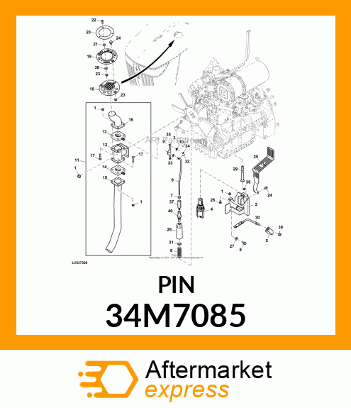 PIN, SPRING 34M7085