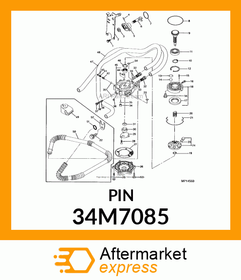 PIN, SPRING 34M7085