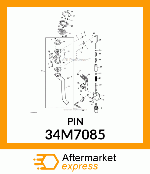 PIN, SPRING 34M7085