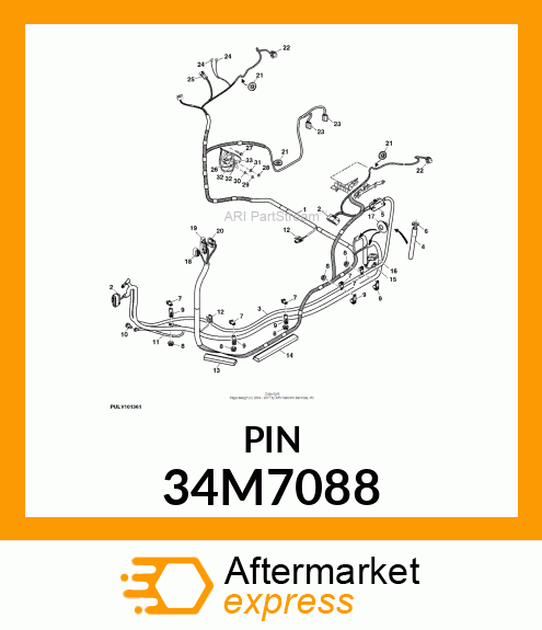 PIN, SPRING 34M7088