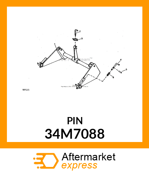 PIN, SPRING 34M7088