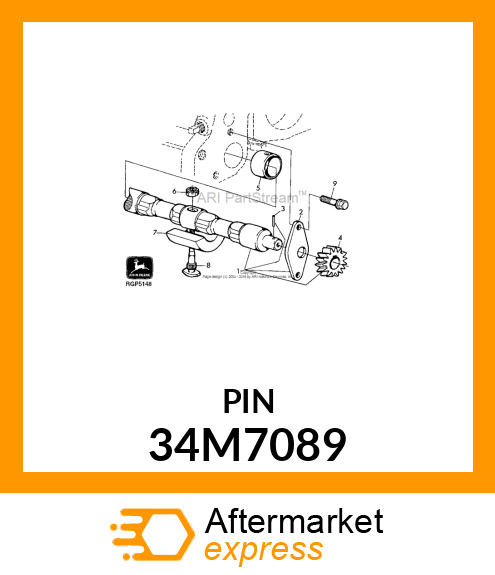 PIN, SPRING 34M7089