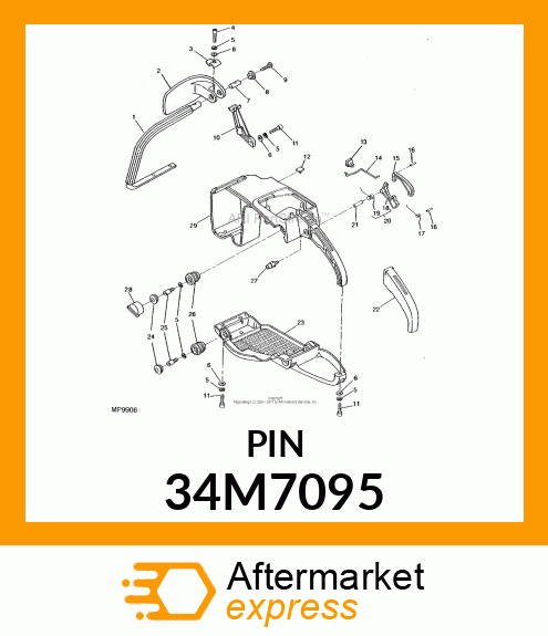 PIN, SPRING 34M7095