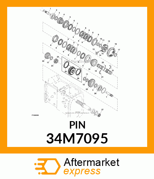 PIN, SPRING 34M7095