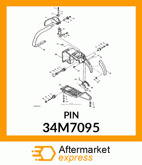 PIN, SPRING 34M7095