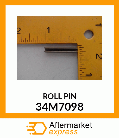 PIN, SPRING 34M7098