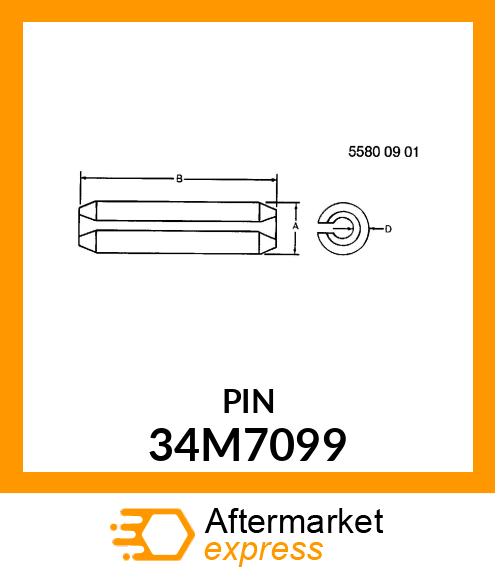 PIN, SPRING 34M7099