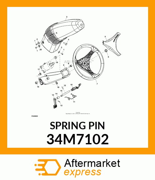 PIN, SPRING 34M7102