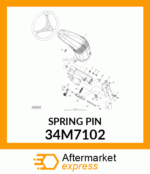 PIN, SPRING 34M7102