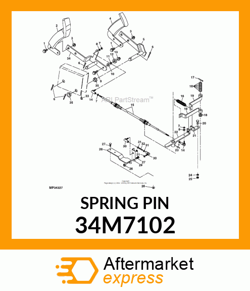 PIN, SPRING 34M7102