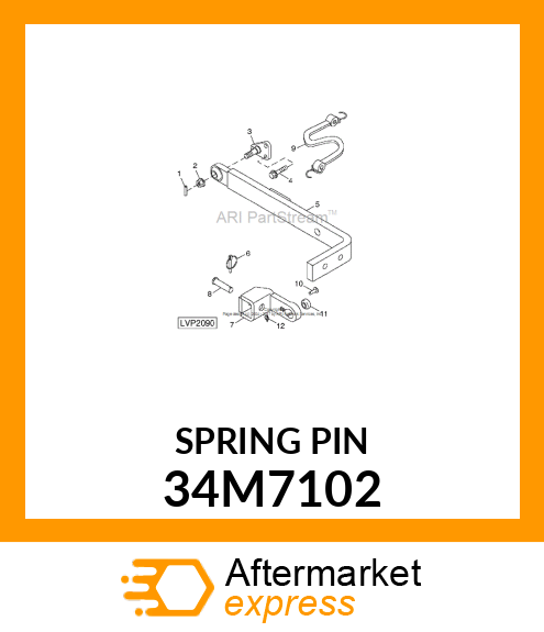 PIN, SPRING 34M7102