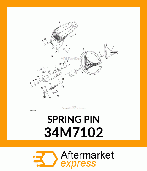 PIN, SPRING 34M7102