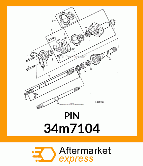 PIN, SPRING 34m7104