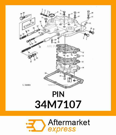 PIN, SPRING 34M7107