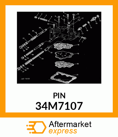 PIN, SPRING 34M7107