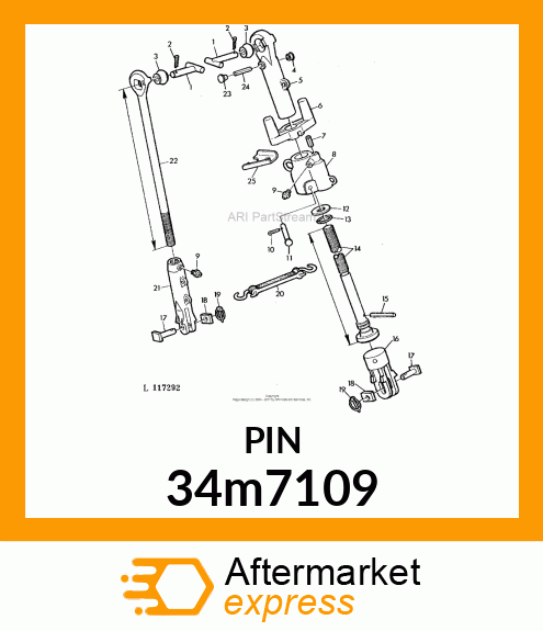 PIN, SPRING 34m7109