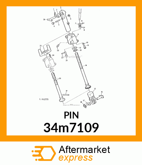 PIN, SPRING 34m7109