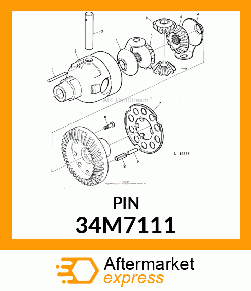 PIN, SPRING 34M7111