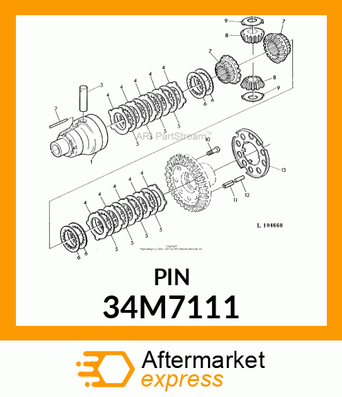 PIN, SPRING 34M7111