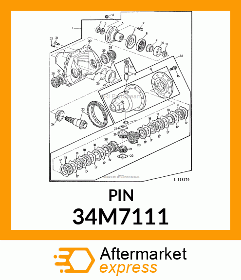 PIN, SPRING 34M7111