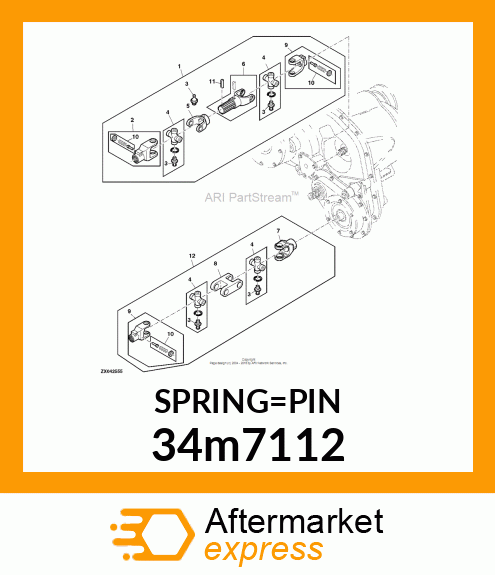 PIN, SPRING 34m7112