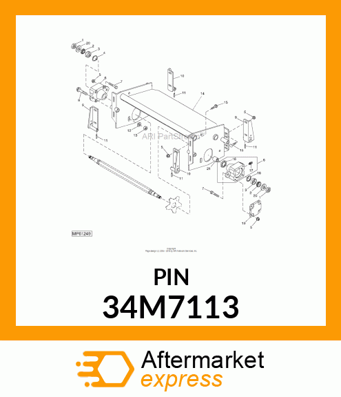 PIN, SPRING 34M7113