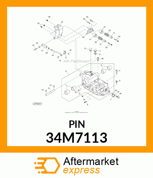 PIN, SPRING 34M7113