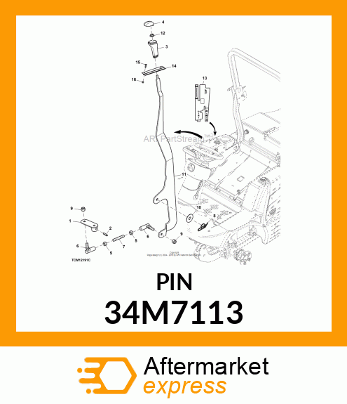 PIN, SPRING 34M7113