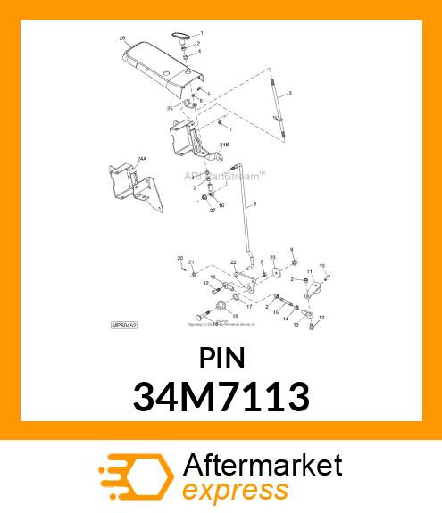 PIN, SPRING 34M7113